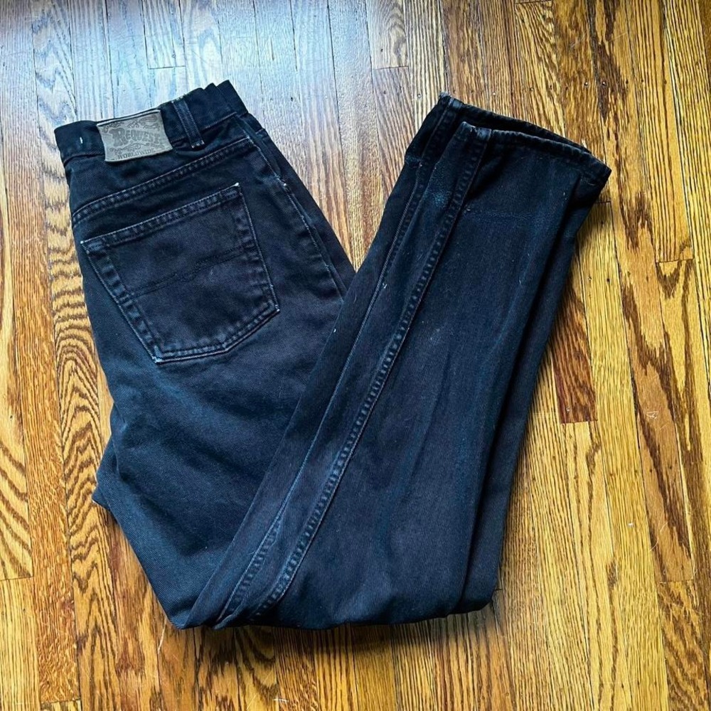 Black request denim